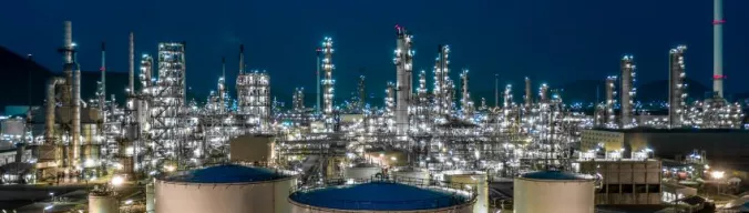 Petrochemical facility requiring specialist assessment for hazardous areas